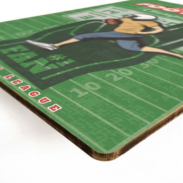 Постер дерев'яний American football А5 PSTRSBRMBL1476 фото