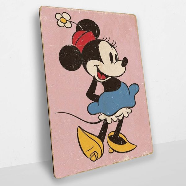Постер дерев'яний Minnie Mouse А5 PSTRSBRMBL01 фото
