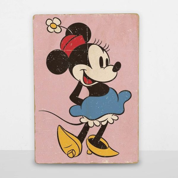 Постер дерев'яний Minnie Mouse А5 PSTRSBRMBL01 фото