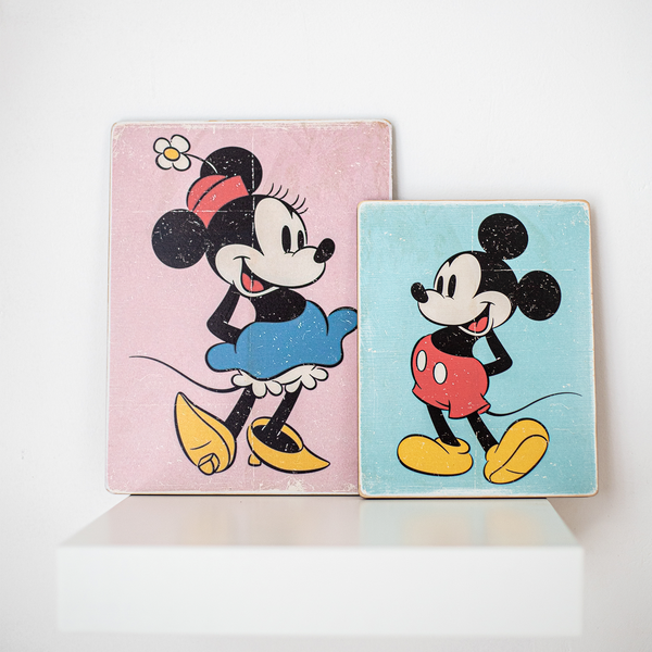 Постер дерев'яний Mickey Mouse А5 PSTRSBRMBL04 фото