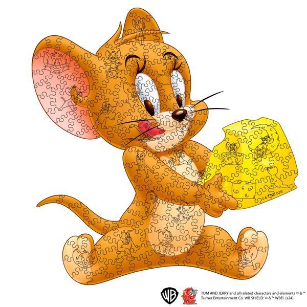 Фігурний дерев'яний пазл Tom & Jerry&trade; Джеррі XL wstj001 фото