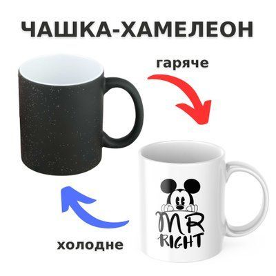 Чашка-хамелеон з принтом 330 мл Містер прав CHSHKBRMBL408 фото