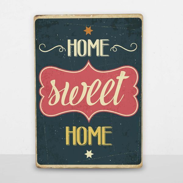 Постер дерев'яний Home Sweet Home А5 PSTRSBRMBL07 фото