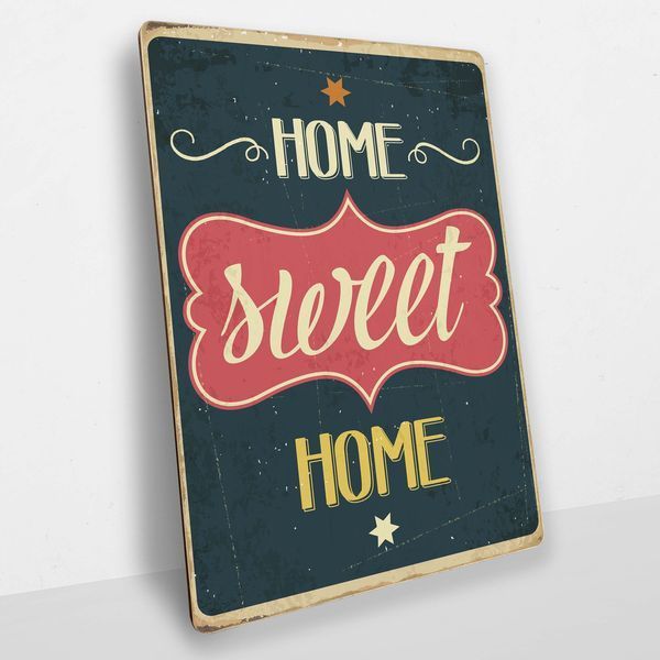 Постер дерев'яний Home Sweet Home А5 PSTRSBRMBL07 фото