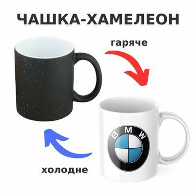 Чашка-хамелеон з принтом 330 мл BMW CHSHKBRMBL193 фото