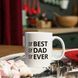 Чашка-хамелеон з принтом 330 мл Best dad ever CHSHKBRMBL766 фото 3
