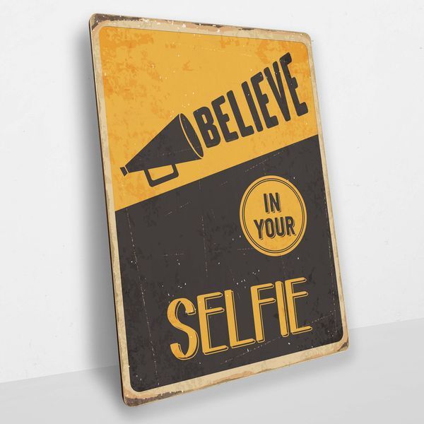 Постер дерев'яний Believe In Your Selfie А5 PSTRSBRMBL16 фото