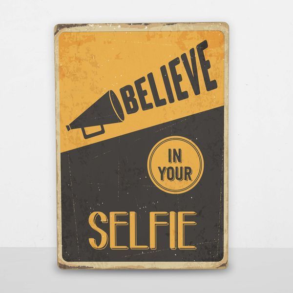 Постер дерев'яний Believe In Your Selfie А5 PSTRSBRMBL16 фото