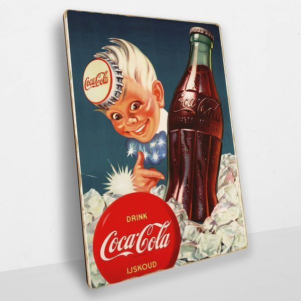 Постер дерев'яний Coca Cola А5 PSTRSBRMBL214 фото