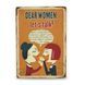Постер дерев'яний Dear woman, let's talk А5 PSTRSBRMBL102 фото 1