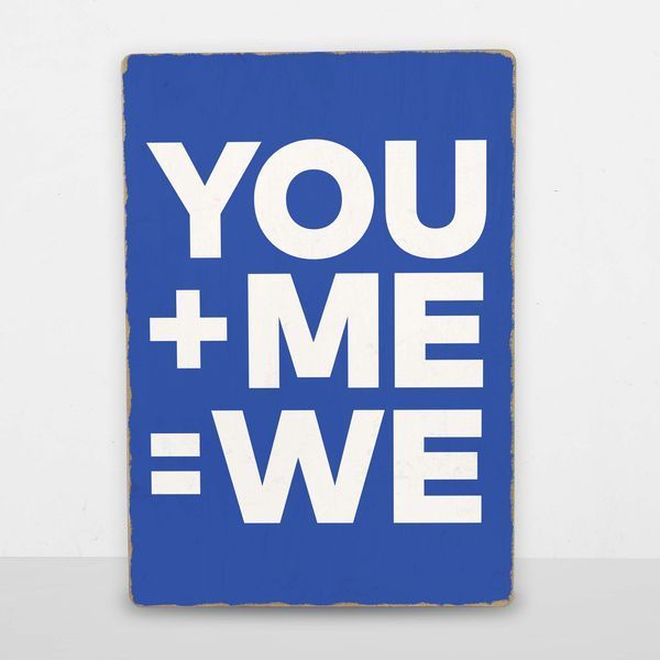 Постер деревянный You+Me Blue А5 PSTRSBRMBL498 фото