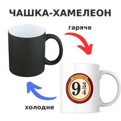 Чашка-хамелеон з принтом 330 мл Платформа 9&frac34; CHSHKBRMBL535 фото