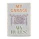 Постер дерев'яний My Garage - My Rules А5 PSTRSBRMBL988 фото 1