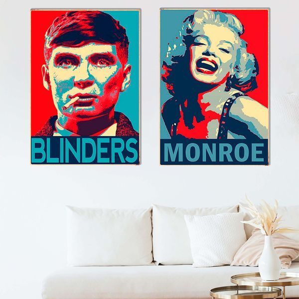 Постер дерев'яний Blinders А5 PSTRSBRMBL223 фото