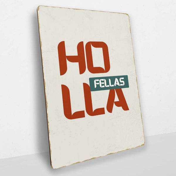Постер деревянный Holla А5 PSTRSBRMBL870 фото