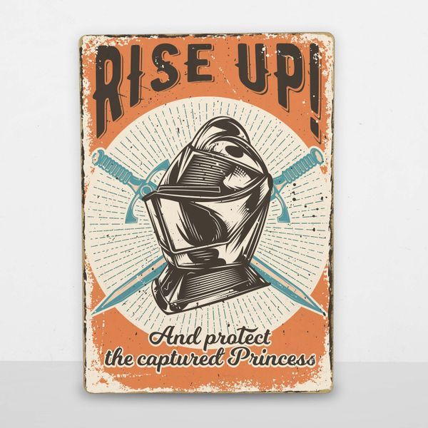 Постер деревянный Rise up А5 PSTRSBRMBL1552 фото