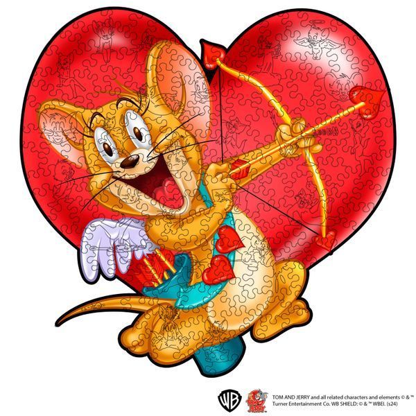Фігурний дерев'яний пазл Tom & Jerry&trade; Купідон XL wstj007 фото
