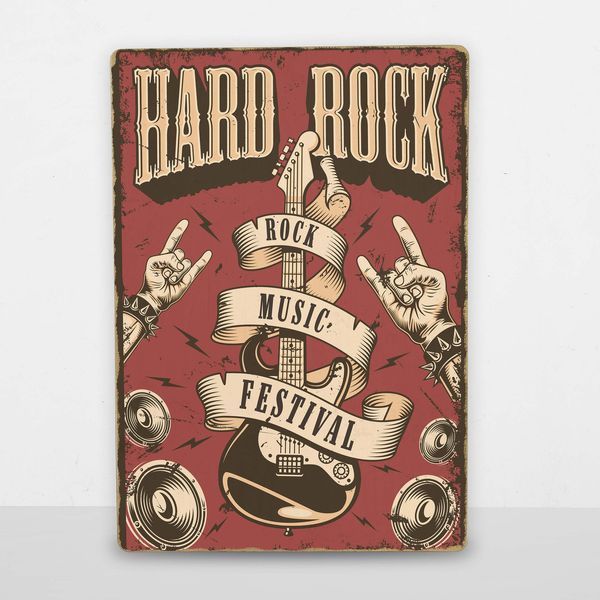 Постер дерев'яний Hard Rock А5 PSTRSBRMBL1160 фото
