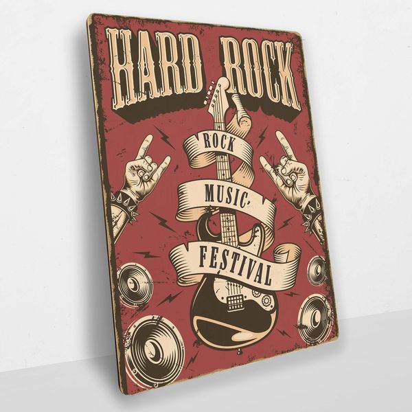 Постер дерев'яний Hard Rock А5 PSTRSBRMBL1160 фото