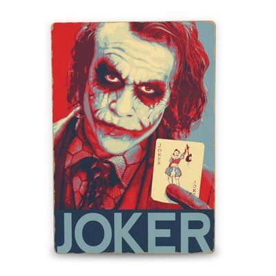 Постер деревянный Joker А5 PSTRSBRMBL220 фото