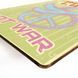 Постер дерев'яний Make love not war А5 PSTRSBRMBL1504 фото 3