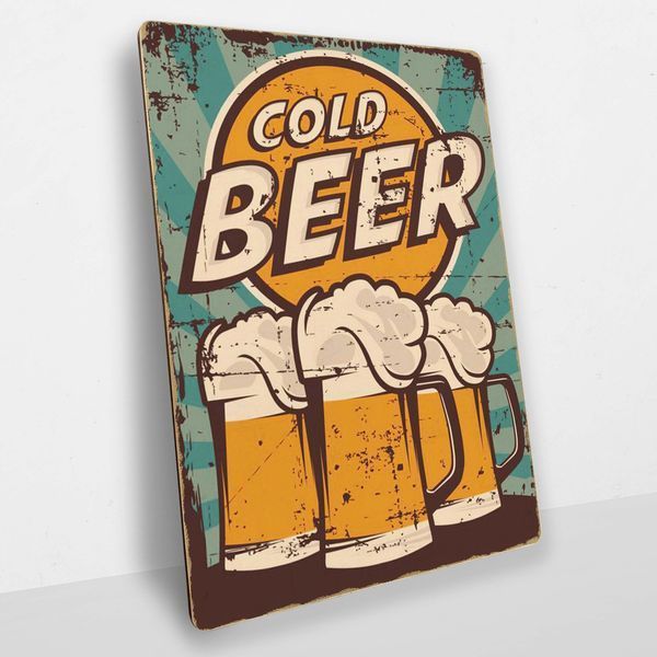 Постер дерев'яний Beer cold А5 PSTRSBRMBL274 фото