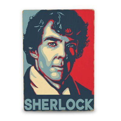 Постер деревянный Sherlock А5 PSTRSBRMBL169 фото