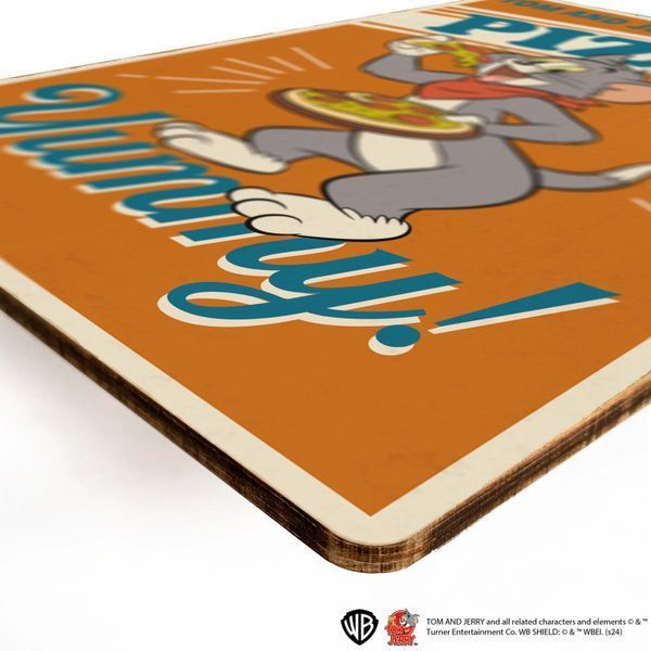 Дерев'яний постер Том і Джеррі Pizza А4 wstj103 фото