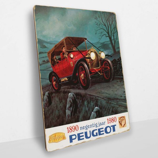 Постер деревянный Car Peugeot А5 PSTRSBRMBL226 фото