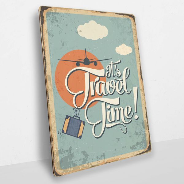 Постер дерев'яний Travel Time А5 PSTRSBRMBL33 фото
