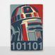 Постер дерев'яний R2D2 А5 PSTRSBRMBL172 фото 7