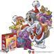 Фігурний дерев'яний пазл Tom & Jerry&trade; Новорічний XL wstj004 фото 1