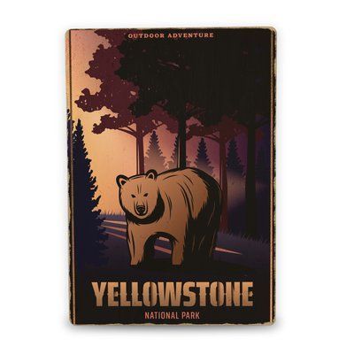Постер дерев'яний Yellowstone А5 PSTRSBRMBL1460 фото