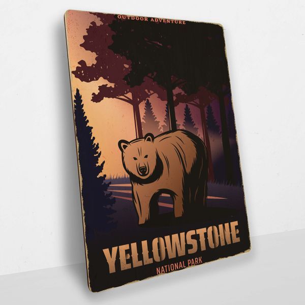 Постер деревянный Yellowstone А5 PSTRSBRMBL1460 фото