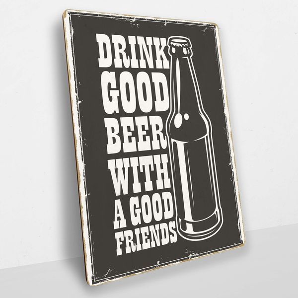 Постер дерев'яний Drink Good А5 PSTRSBRMBL1168 фото