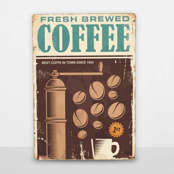 Постер дерев'яний Coffee А5 PSTRSBRMBL1096 фото