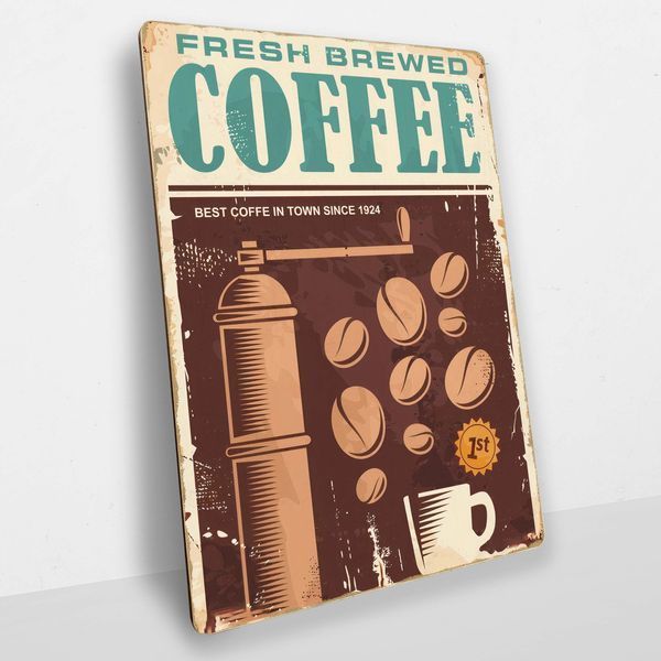 Постер дерев'яний Coffee А5 PSTRSBRMBL1096 фото