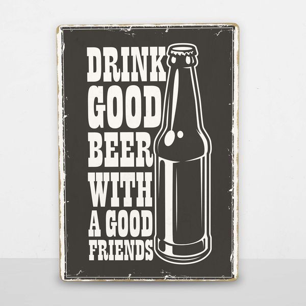 Постер дерев'яний Drink Good А5 PSTRSBRMBL1168 фото