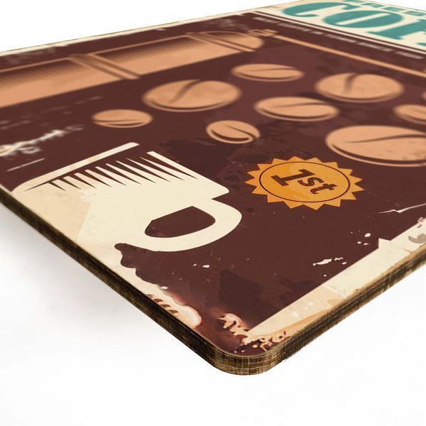 Постер дерев'яний Coffee А5 PSTRSBRMBL1096 фото