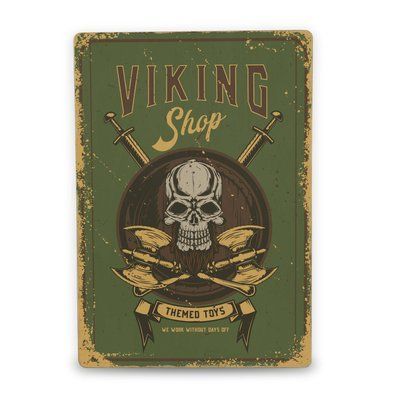 Постер дерев'яний Viking shop А5 PSTRSBRMBL1364 фото