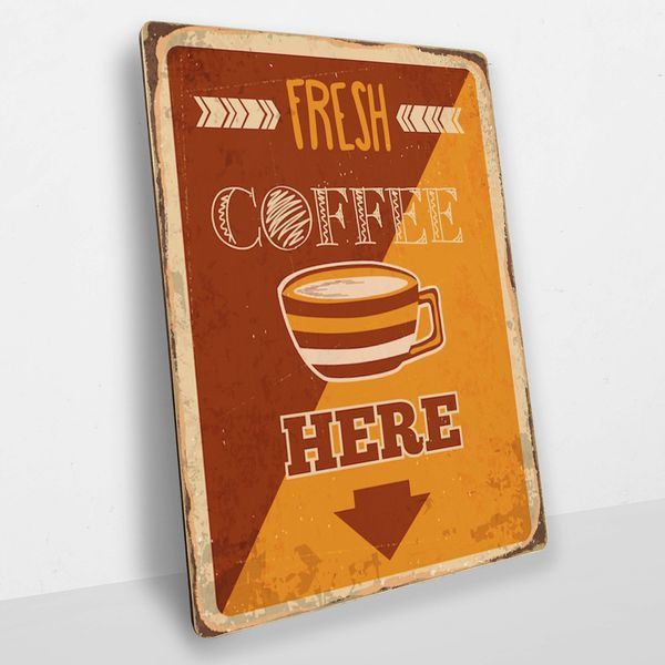 Постер дерев'яний Fresh Coffee А5 PSTRSBRMBL1100 фото