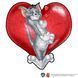 Фігурний дерев'яний пазл Tom & Jerry&trade; Серце кохання XL wstj009 фото 2