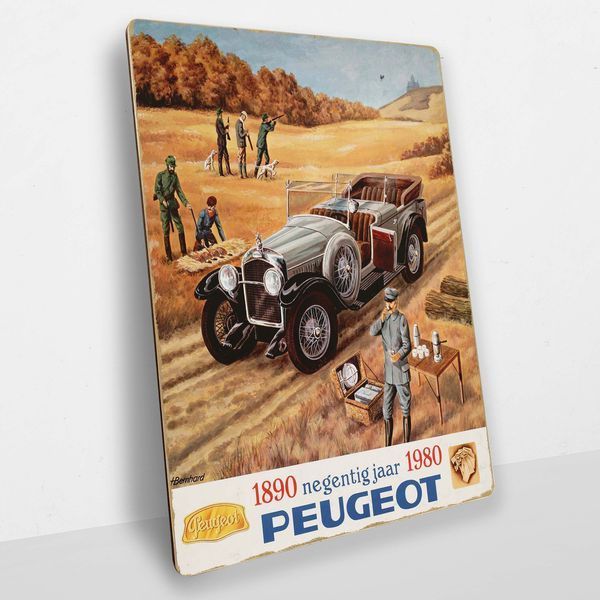Постер дерев'яний Car Peugeot 3 А5 PSTRSBRMBL235 фото