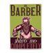 Постер дерев'яний Mr. Barber А5 PSTRSBRMBL956 фото 1