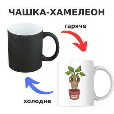 Чашка-хамелеон з принтом 330 мл Mandrake CHSHKBRMBL553 фото