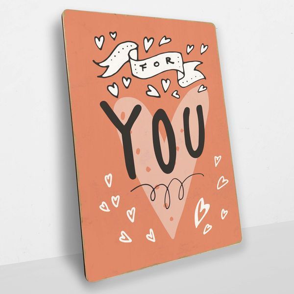 Постер деревянный For you А5 PSTRSBRMBL530 фото