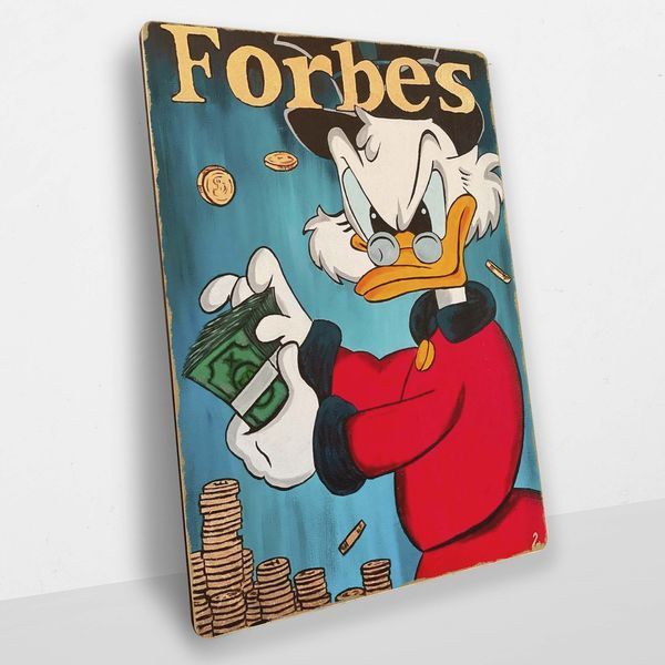 Постер деревянный Scrooge McDuck А5 PSTRSBRMBL87 фото