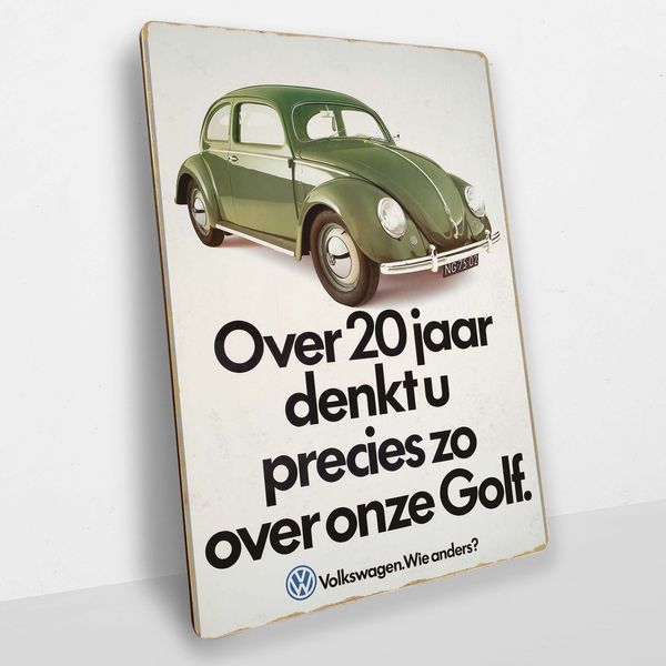Постер дерев'яний Car Volkswagen А5 PSTRSBRMBL238 фото