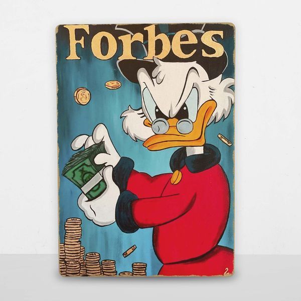 Постер деревянный Scrooge McDuck А5 PSTRSBRMBL87 фото