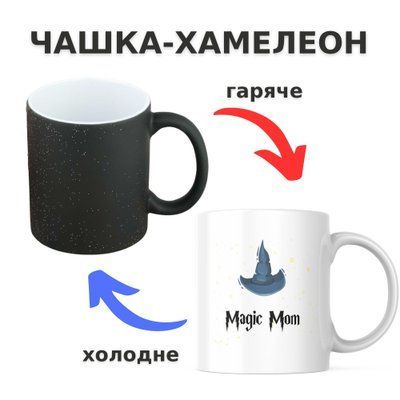 Чашка-хамелеон з принтом 330 мл Магічна мама CHSHKBRMBL507 фото